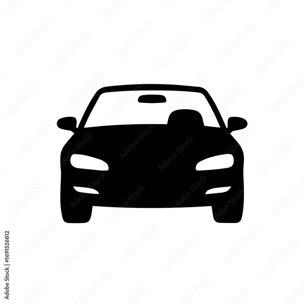 Obraz premium Car vehicle automobile transportation automotive drive travel road transport machine motorcar icon design
