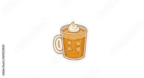 Cold cappuccino