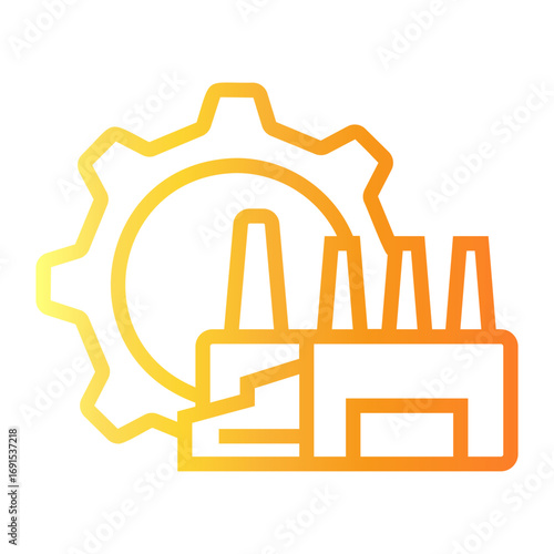 revolution Line Gradient Icon