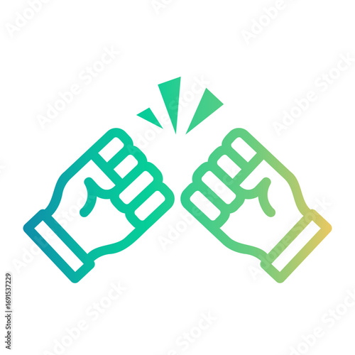 revolution Line Gradient Icon