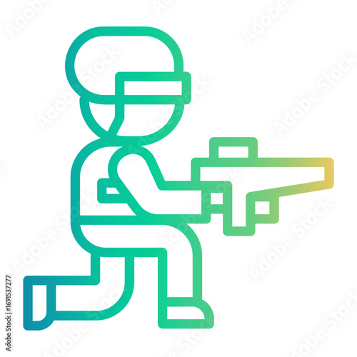 revolution Line Gradient Icon