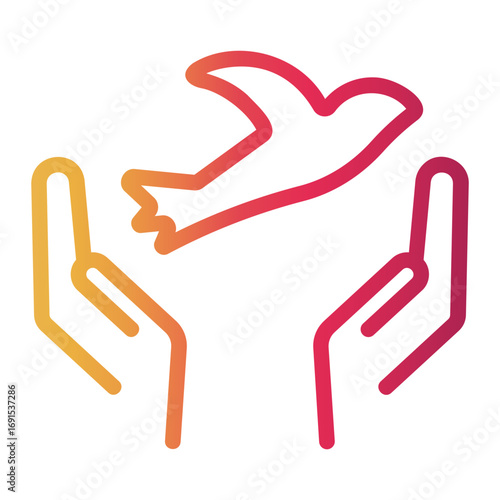 revolution Line Gradient Icon
