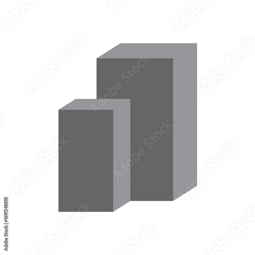 3d render of a cube
