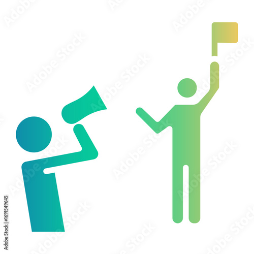 revolution Gradient icon