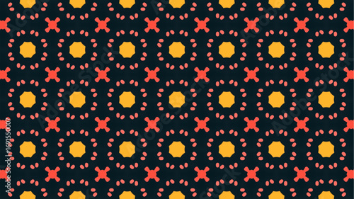Floral Great pattern design for textile, stationery, and wallpaper.