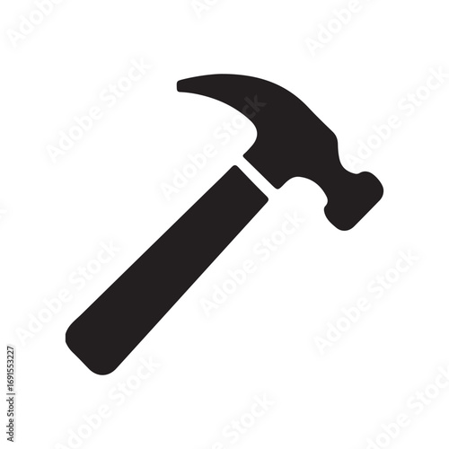Wallpaper Mural Hammer Icon – Tool, Construction, Repair Symbol Torontodigital.ca