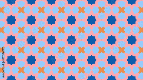 Floral Great pattern design for textile, stationery, and wallpaper.