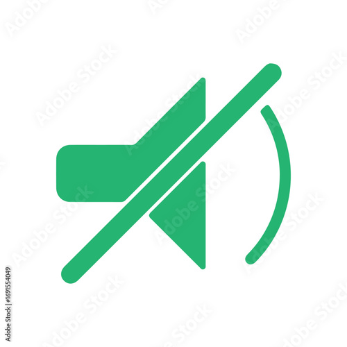 Mute Icon – No Sound, Silent Mode, Audio Off Symbol