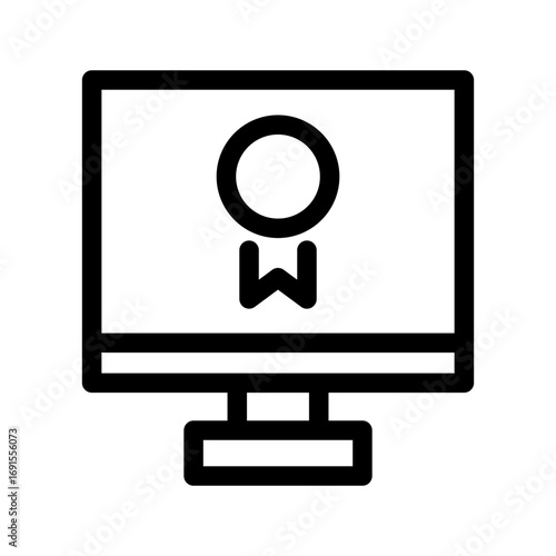 Certification Icon Vector Symbol Design Illustration