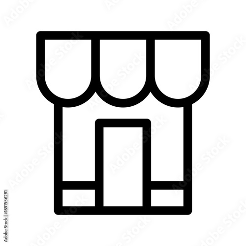 Shop Icon Vector Symbol Design Illustration