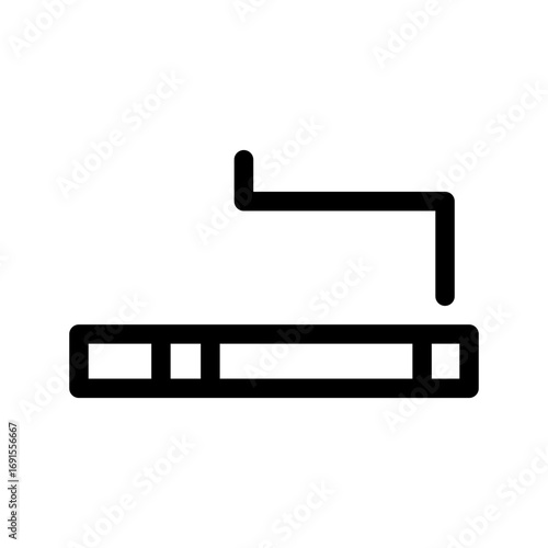Cigarette Icon Vector Symbol Design Illustration