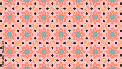 Floral Great pattern design for textile, stationery, and wallpaper.