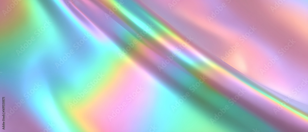 Obraz premium Dreamlike rainbow gradient abstract background