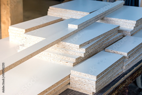 White Wood Panels Ready for Home Furniture