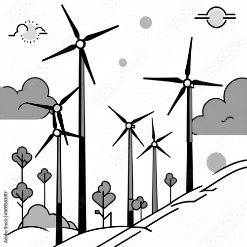 Wind Turbine Farm