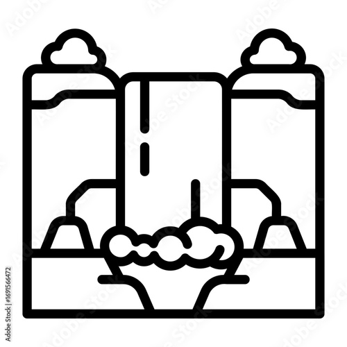 river Line Icon