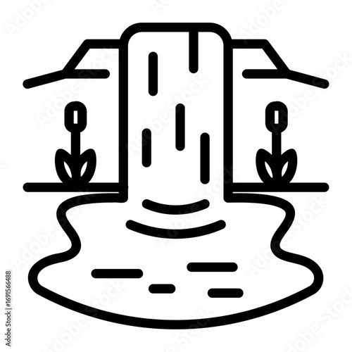 river Line Icon