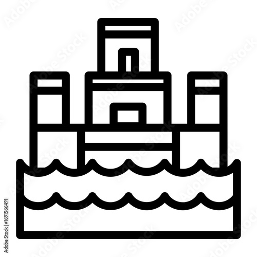 river Line Icon