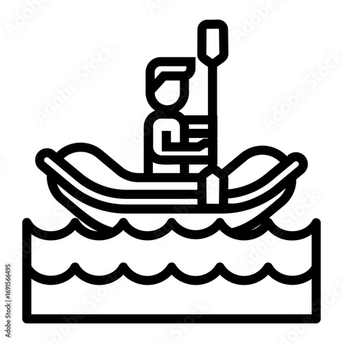 river Line Icon