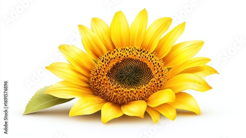 Beautiful yellow sunflower