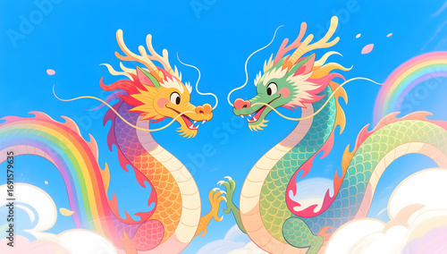 Ink style Chinese dragon image poster Dragon Boat Festival dragon head illustration