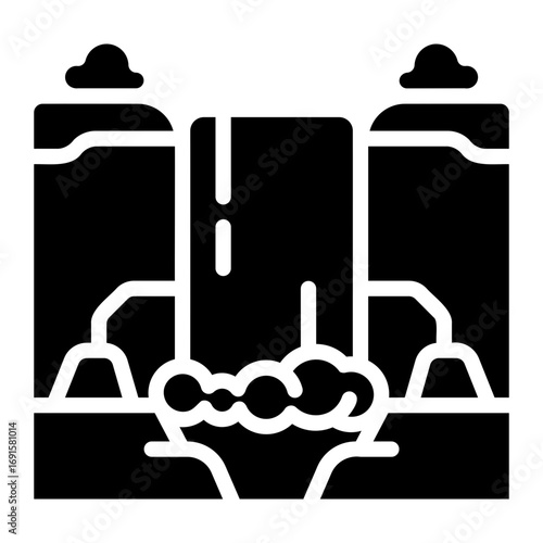 river Solid icon