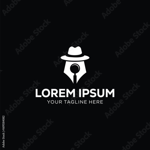 Detective Pen Logo Design