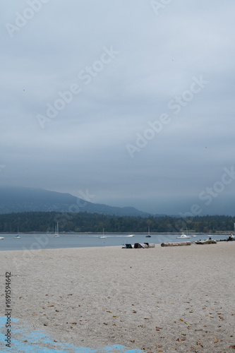 kitsilano beach in the morning