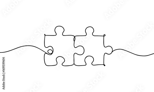 continuous line drawing puzzle
