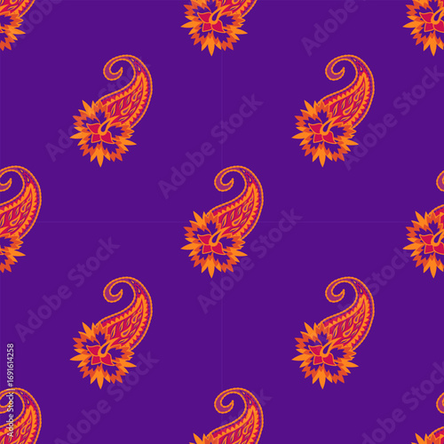 elegant paisley pattern for wallpaper background and textile beautiful paisley originated in persia and paisley is popular in Iran india scotland this paisley design is good for dress shawl scarf rida