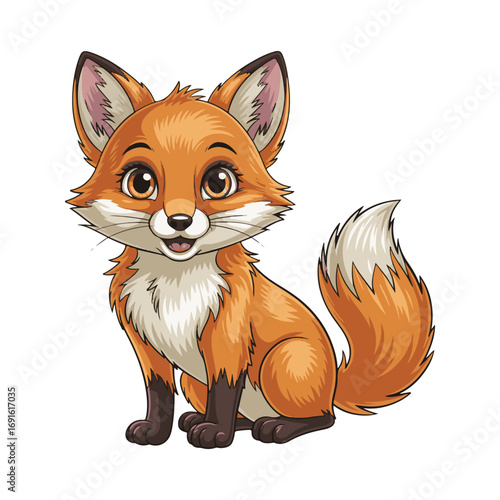 red fox cartoon