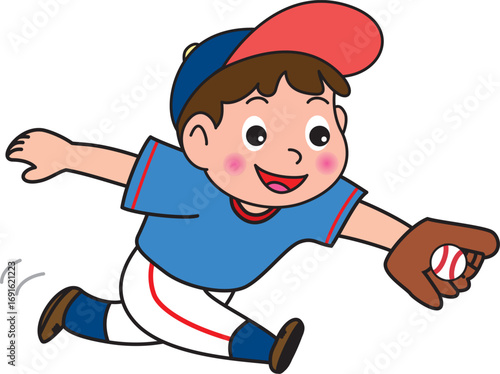 少年野球の守備
