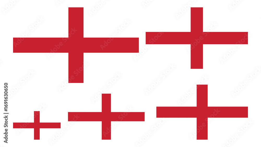 Obraz premium England Flag PNG – Transparent Background in All Sizes