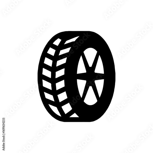 car tire icon symbol design