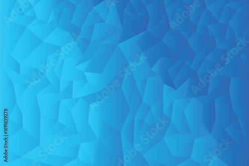 Abstract polygon backgound blue color geometric pattern vector template monochrome wallpaper backdrop web banner poster