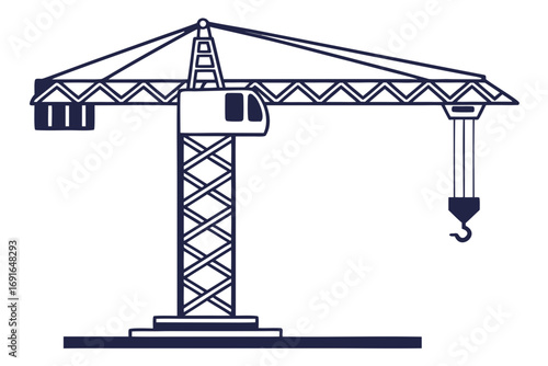 Construction tower crane