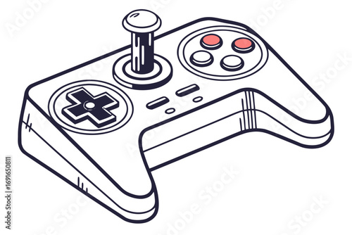 Retro video game controller