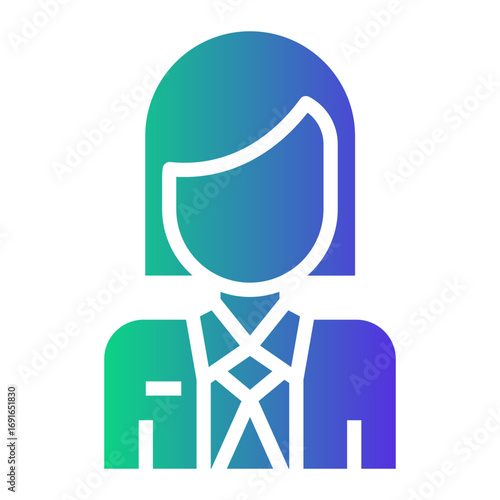 secretary Gradient icon