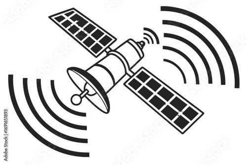 Satellite transmitting signals