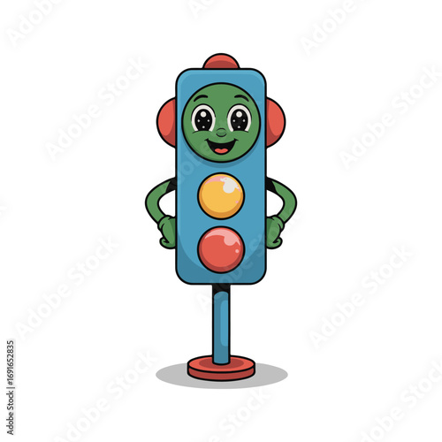 traffic light vector illustration