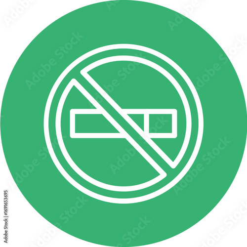 No Smoking Vector Line White Circles Multi Colors Free Download No Smoking Vector Line White Circles Multi Colors - GFXLoad