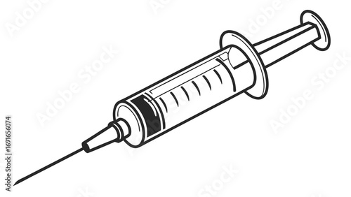 Medical Syringe for Injection.
