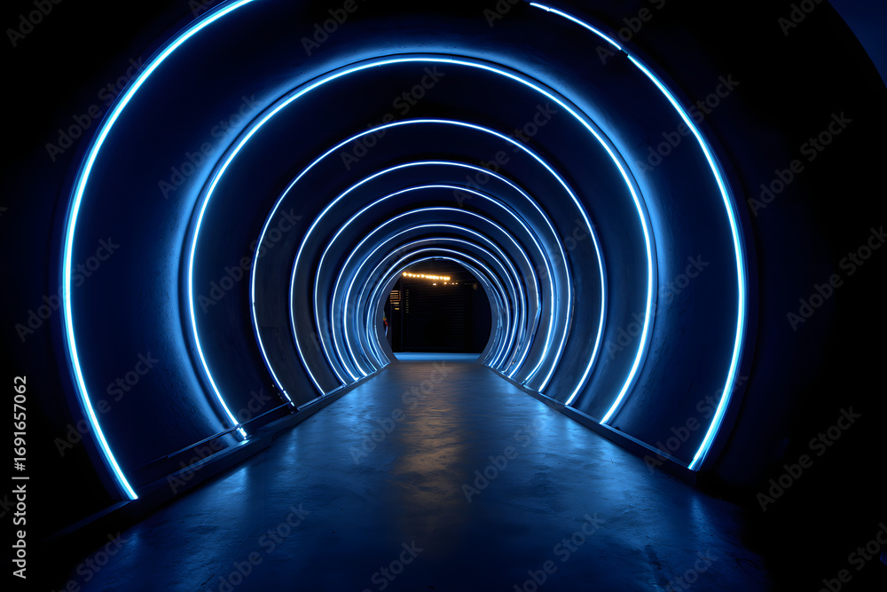 Obraz premium light in the tunnel