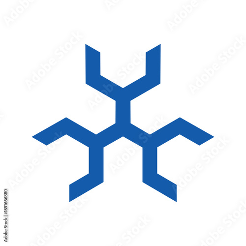 blue snowflake icon