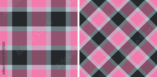 Seamless red, blue color check pattern. Repeating patern plaid. Checkered design for prints. Repeated tartan fabric. Vector scottish fabriс. Ekose texture. Madras flannel. Checker line. Stripe gingham