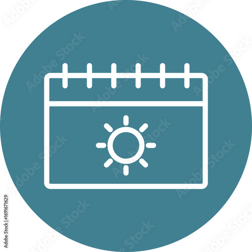 Bright Beginnings Vector Line White Circles Multicolors