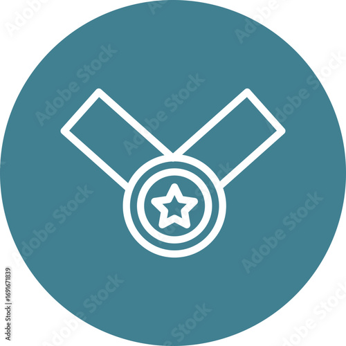 Clear Victory Vector Line White Circles Multicolors