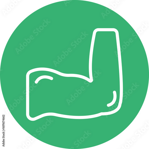 Elbows Vector Line White Circles Multicolors