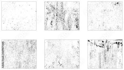 Grunge set. Detailed textures. Paint stains. Grunge texture, Old wood. Vintage overlay. Leather. Crack. Grunge overlays bundle.