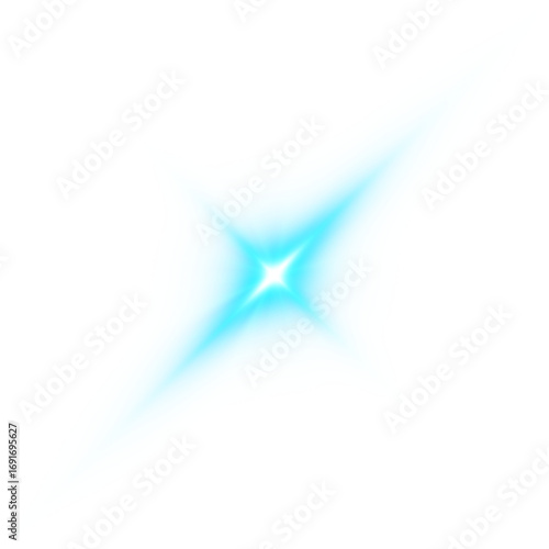 Wallpaper Mural Vibrant blue light burst , creating a dynamic visual effect. light effect. Torontodigital.ca